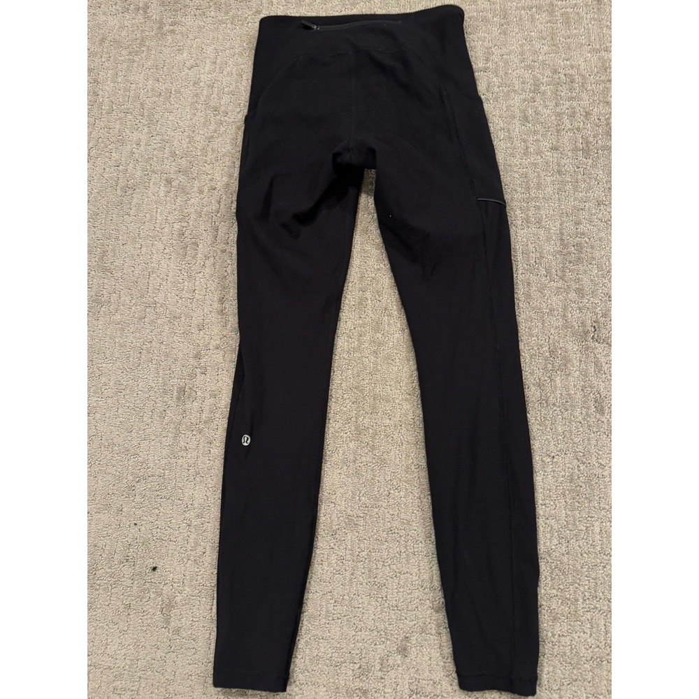 Lululemon Leggings Women's Size 4 Black • (T1)